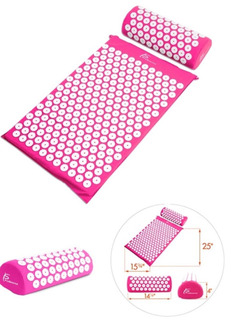 Prosource Acupressure Mat and Pillow Set